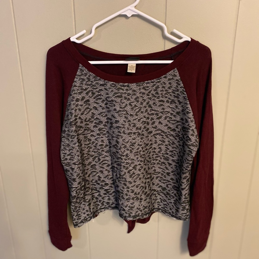 Animal print sweater